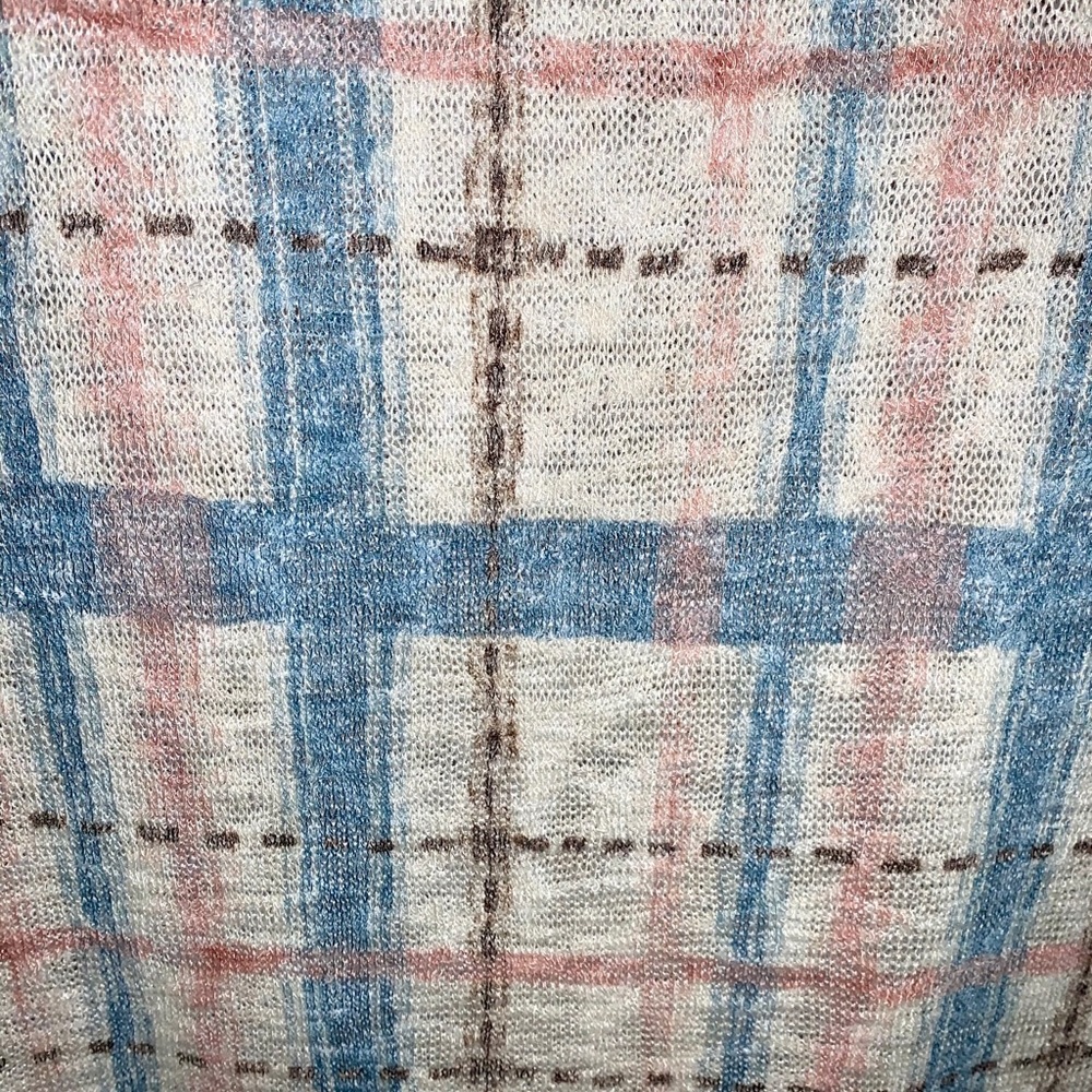 🆕 SALE❗️Cream Plaid Ruffle Top - Picture 2 of 7